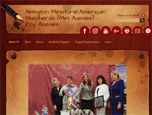 Tablet Screenshot of abingtontoyaussies.com